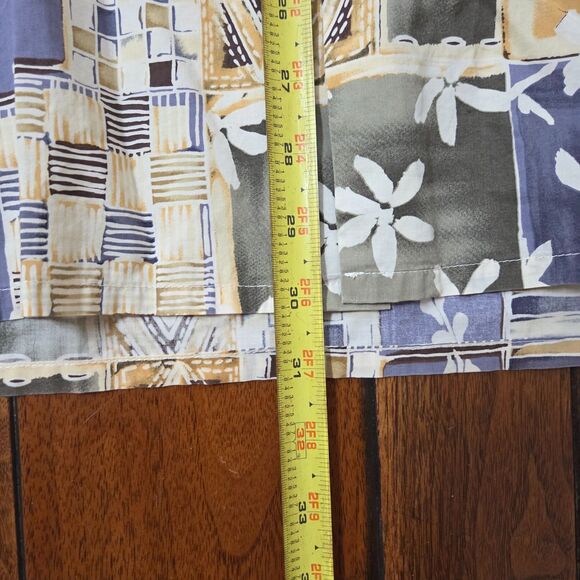 BURMA BIBAS Shirt Men's Large L 60 Singles Lawn Hawaiian Casual Button Up Floral - Picture 7 of 9